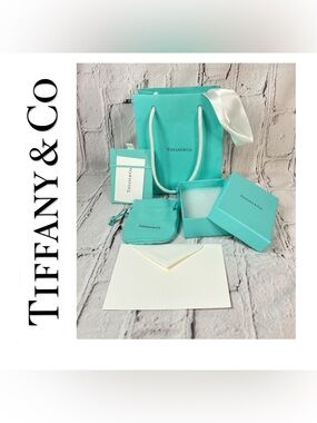 🌟🌟 Tiffany & Co. Blue Jewelry Packaging Ensemble - 5 pc